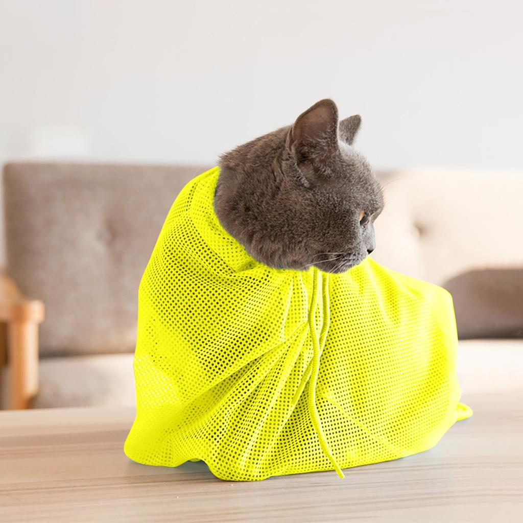 Multifunctional Cat Bath Bag  Breathable Bath Bag Anti-bite Anti-scratch Cat Restraint Bag