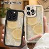 Phone Case: 2D Flat Design Suitable for iPhone 18 17 16 15 14 13 Pro Gradient Protective Case, Lemon Chamomile, Christmas and Halloween Gifts