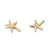Semitree 20pcs Stainless Steel Starfish Charms Shell Pendant Necklace Findings Bracelet Accessories for DIY Jewelry Making