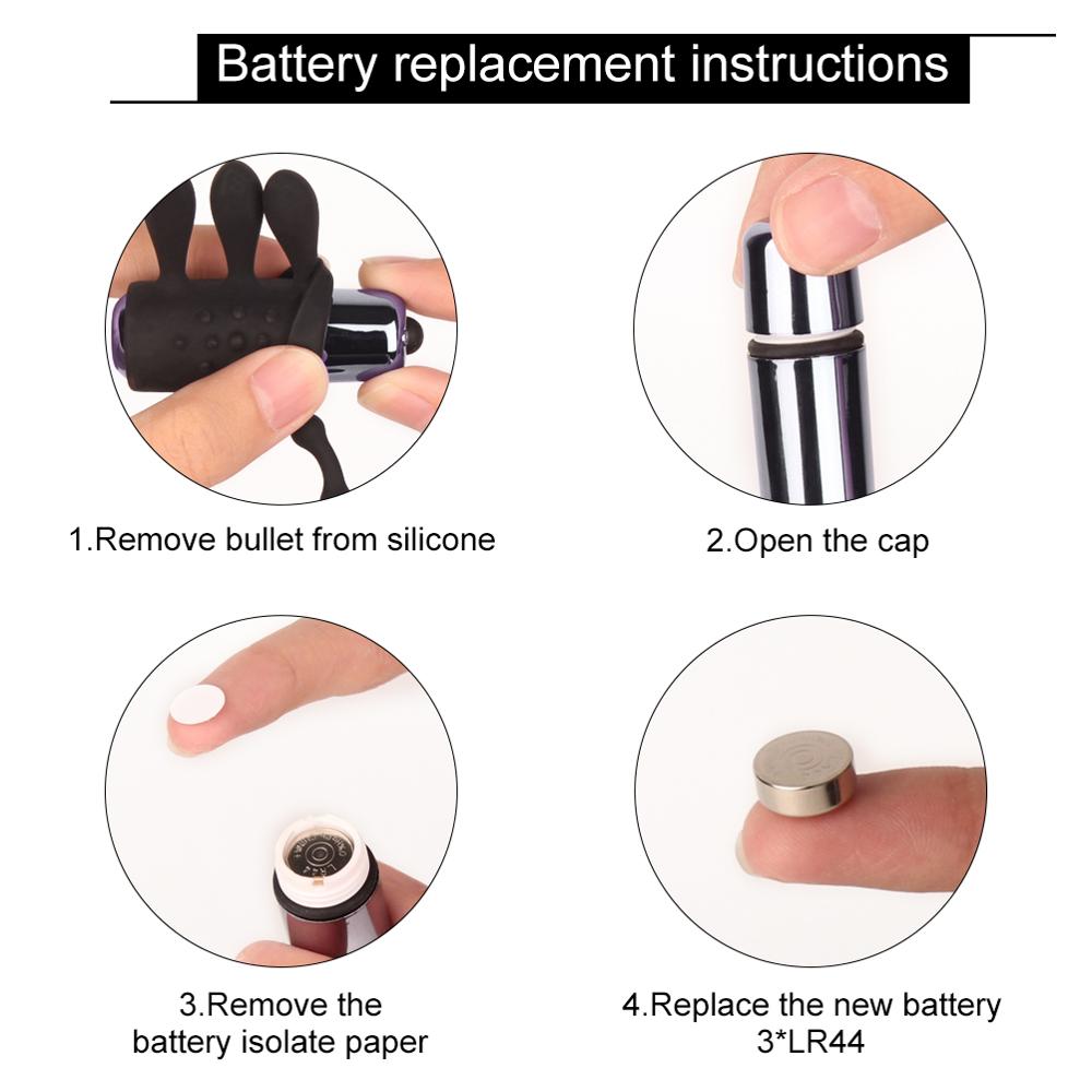 Vibrating Cock Ring Male Penis Ring Delay Lock Ejaculation Clitoris Stimulate Vibrator Sex Toy For Adult Couples Women Sexshop