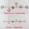 Glass Ball Lampshade Pendant Lights Loft Bar Lustre Kitchen Home Decoration Accessories Decor Living Room Hanging Lamp Fixture