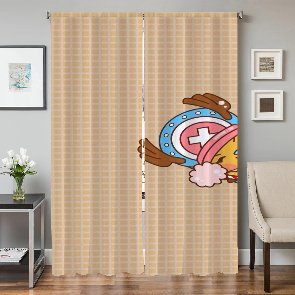 Window Kitchen Curtains for Living Room 2 Pieces Blackout Curtains Door Curtain O-one P-piece Partition Bedroom Decoration Shade