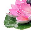 Lotus Zonnefontein Drijvende Lotus Vogelbadfontein Op Zonne-energie Werkende Fontein met Verwisselbare Spuitkoppen voor Tuinvijver Terras Tuin Decoratie