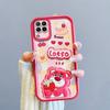KEYSION Shockproof Case for Samsung A12 A22 4G with Lanyard Silicone Cute 3D Cartoon Doll Phone Cover for Galaxy M32 M12