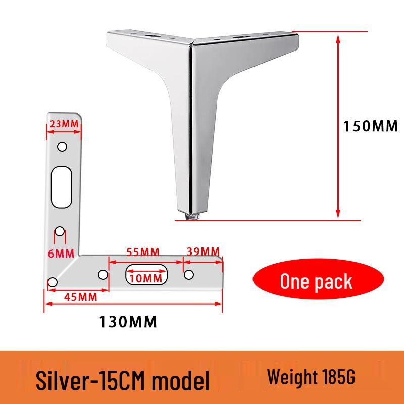 Metal Furniture Feet for Sofas, Coffee Tables, Cabinets, Beds, and Drawers