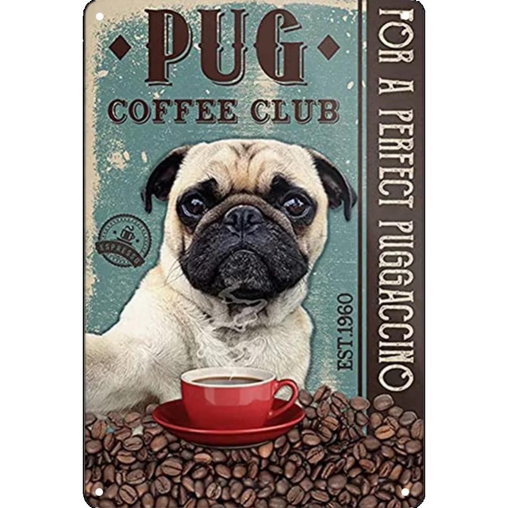 1PC Thick Metal Tin Sign-Corgi Dog Tin Sign -Novelty Posters,Home Decor Wall Art,Funny Signs for Home/Kitchen/Garage/Man Cave