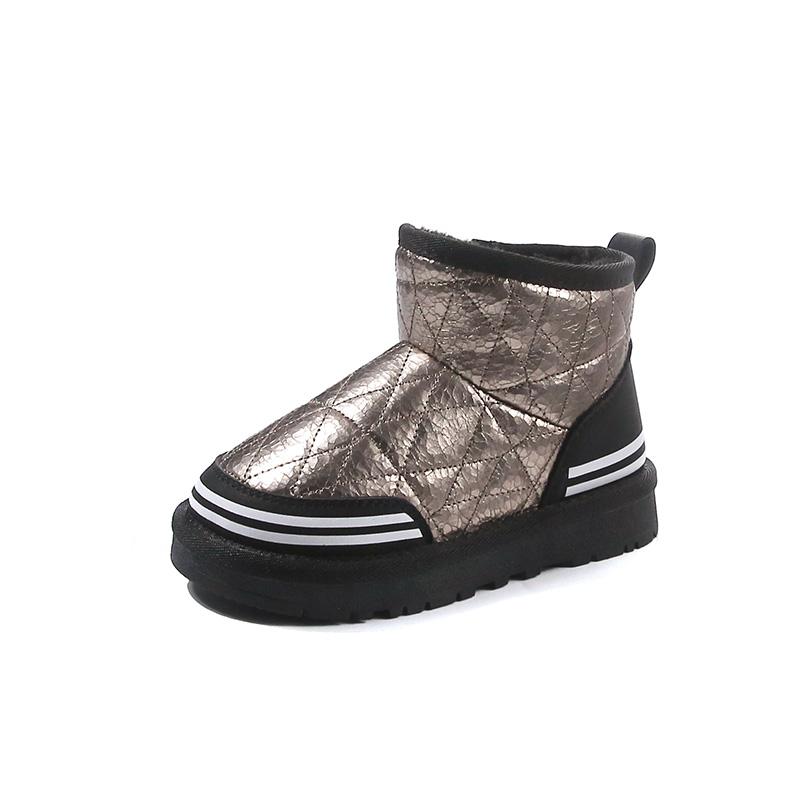 New Children's Snow Boot Chunky Non-slip Kids Boots for Boys Warm Outdoor Versatile Girls Fashion Causal Thickened Plush Boots