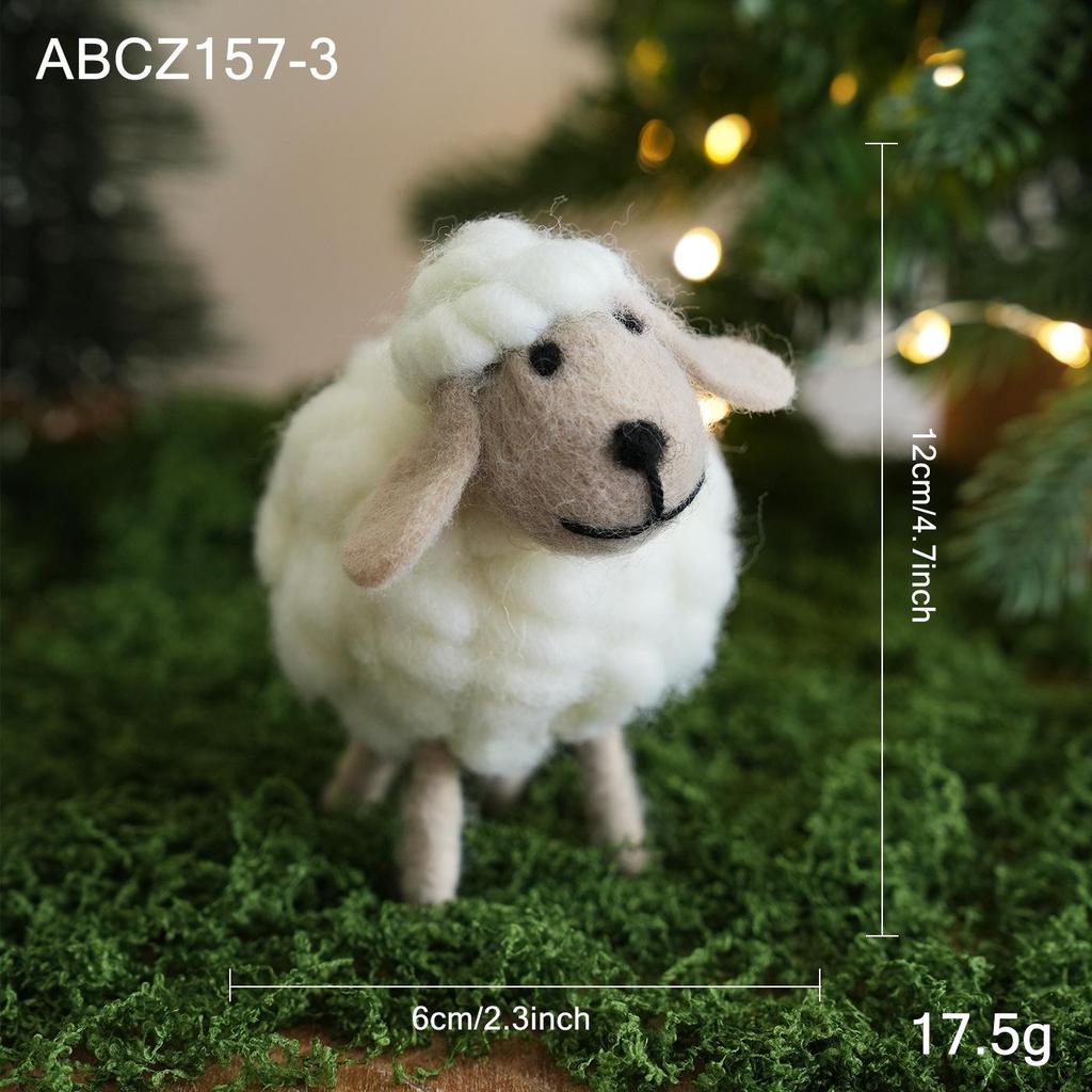 Christmas Plush Sheep Doll: Children's Gift & Home Decor Ornament