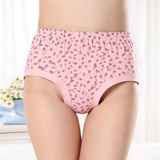 Women'S Cotton Underwear High Waisted Granny Panties Soft Full Coverage Briefs