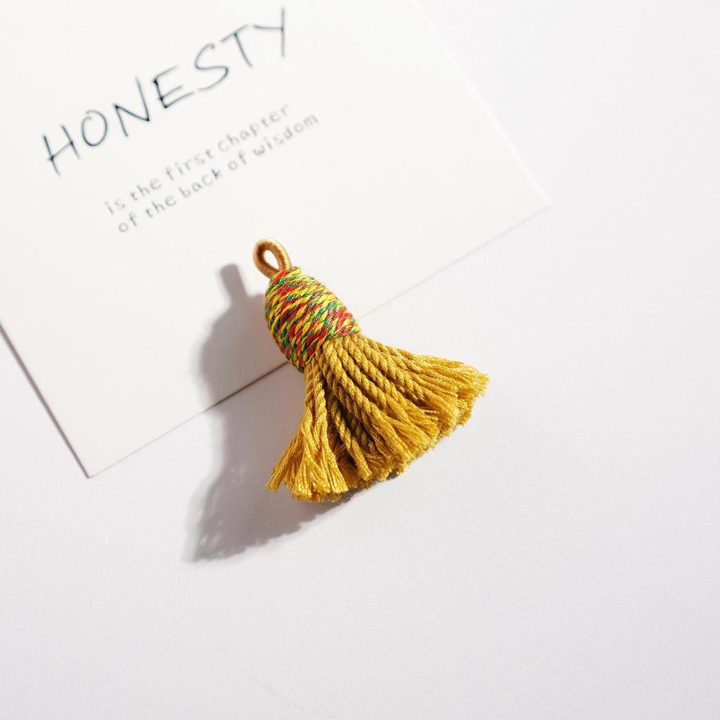 Handwoven Colorful Tassel Keychain & Phone Charm - DIY Jewelry Accessory