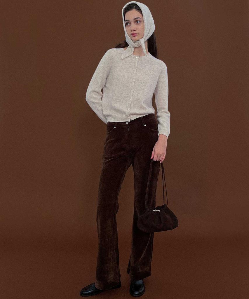 STUDIO SALT Emily Velvet Pants_Brown