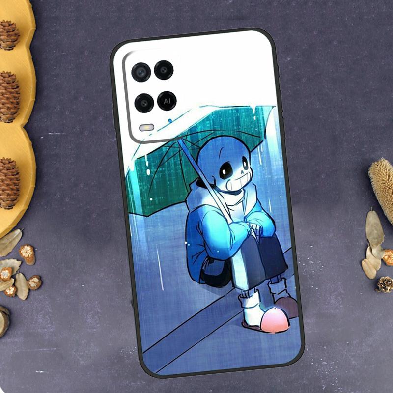 Game Undertale Sans Phone Case For Oppo A40 A60 A80 A78 A98 A18 A38 A58 A74 A94 A54 A16 A76 A96 A15 A17 A77 A57S