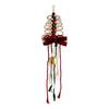 1/3Pcs Christmas Pendant with Golden Bells Colorful Rope Hand-Woven Christmas Tree Shape Seasonal Pendant Holiday Decoration