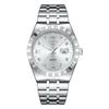 LIGE Damenuhr Quarz schlicht Luxus leuchtend Edelstahl Kalender wasserdicht Damenuhr Armbanduhr reloj