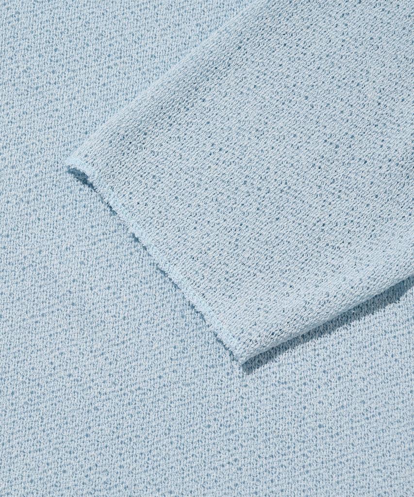 ANALOG MOOD First Linen Long Sleeve Knit (Blue)
