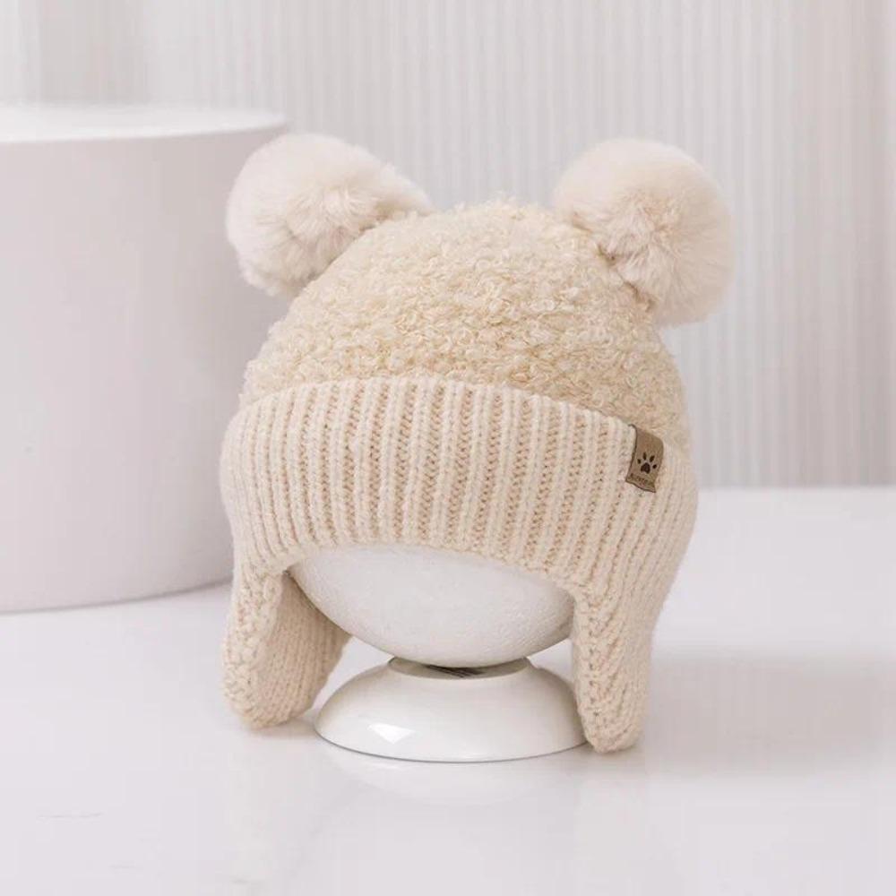 Knitted Baby Hat Warm Beanie Cap Cute Knit  Cap  Boy
