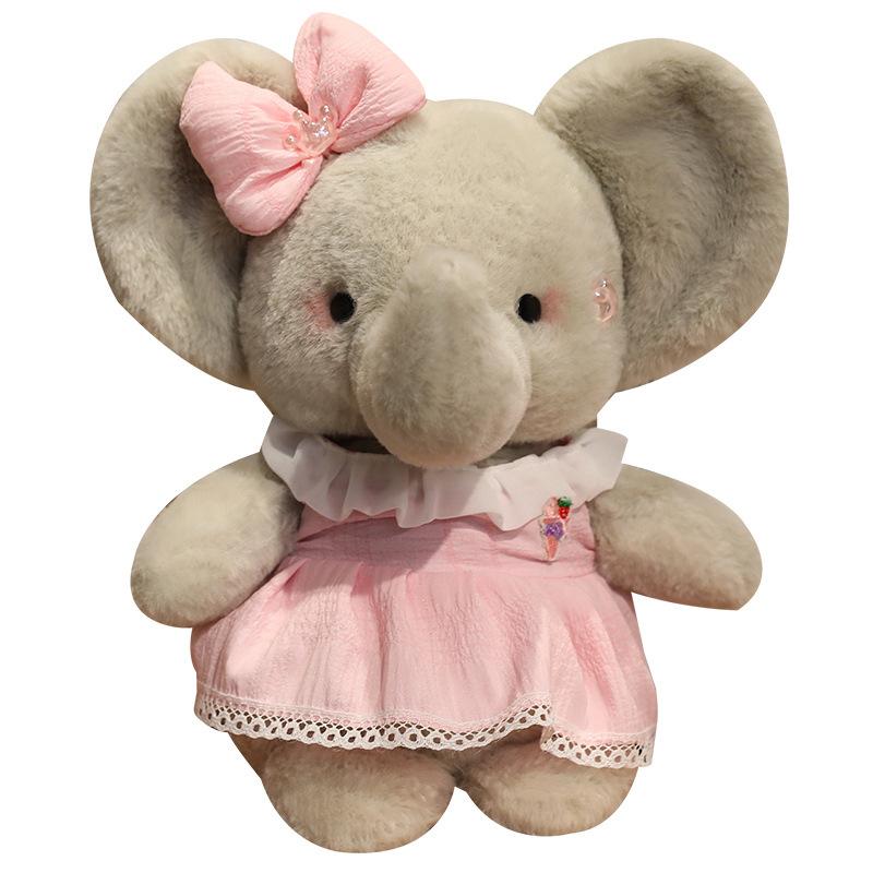 Cartoon Cute Couple Little Rabbit Little Elephant Doll Plush Toy Doll Children Pillow Girls Holiday Gift