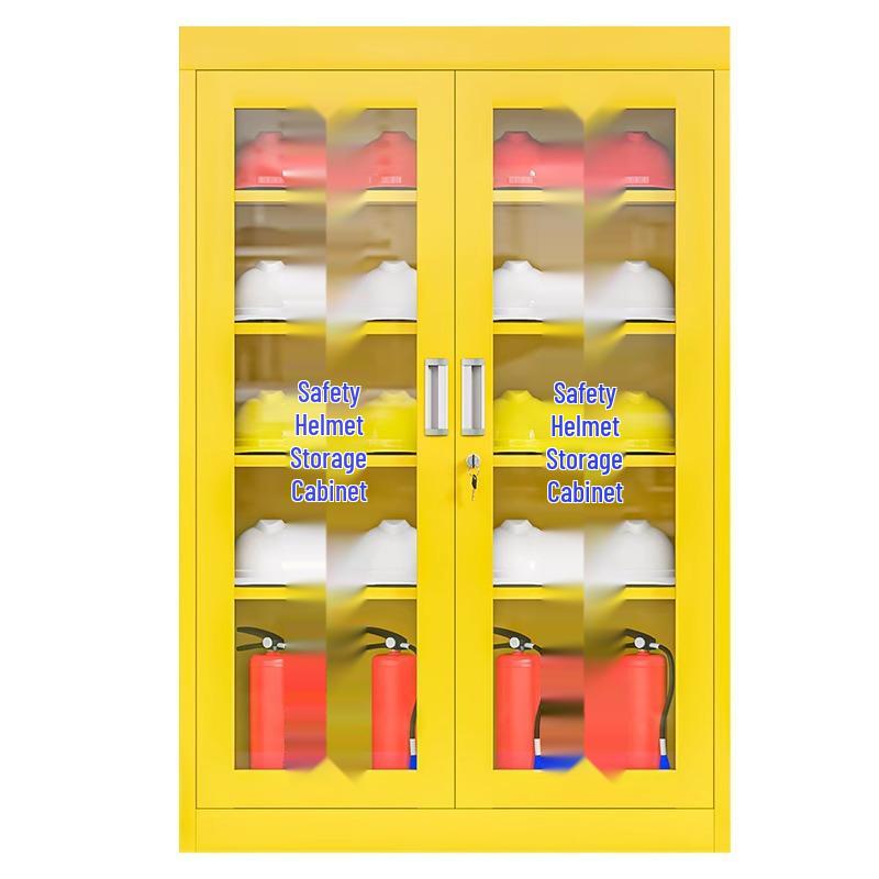 Durable Safety Helmet Storage Cabinet for Construction Sites