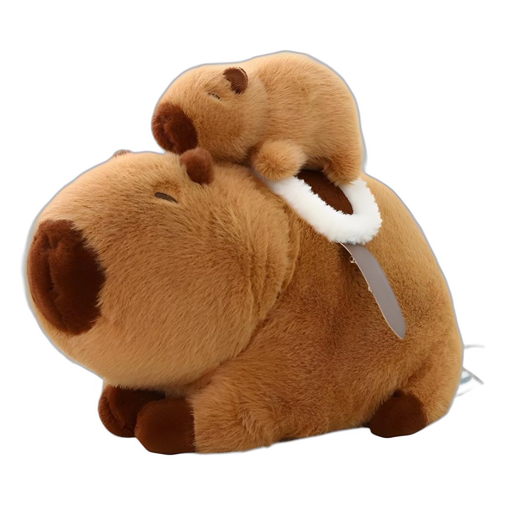 New Kapibara Doll Purple Butt Saddle Capybara Plush Toy Cute Animal Doll Ugly Cute Little Gift