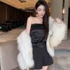 Women's Winter Short Style Imitation Raccoon Fur Grass Coat