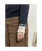 Binpolleidiseu [B. My] Fair Isle Round Neck Knit Navy (Bf5X51N02R)