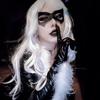 Gothic Style PU Leather Mask Handsome Cat Eye Mask Unisex Cosplay Mask  Role Play