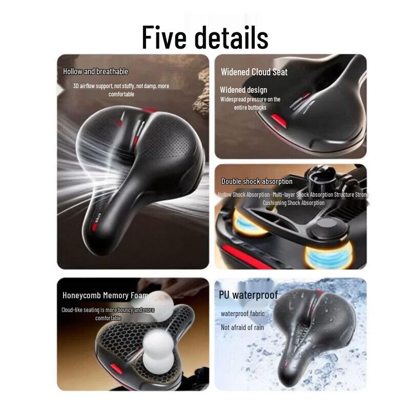 Super Soft Silicone Bicycle Seat Cover