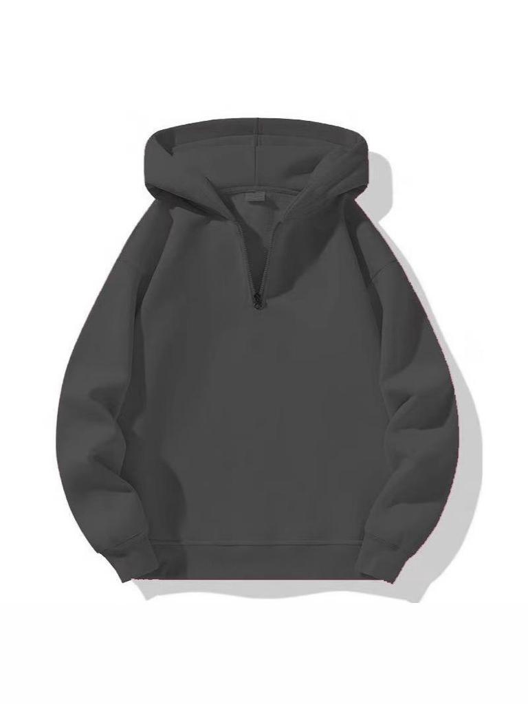 American Casual Loose Fit Zip-Up Hoodie: Spring/Autumn Streetwear Sweatshirt