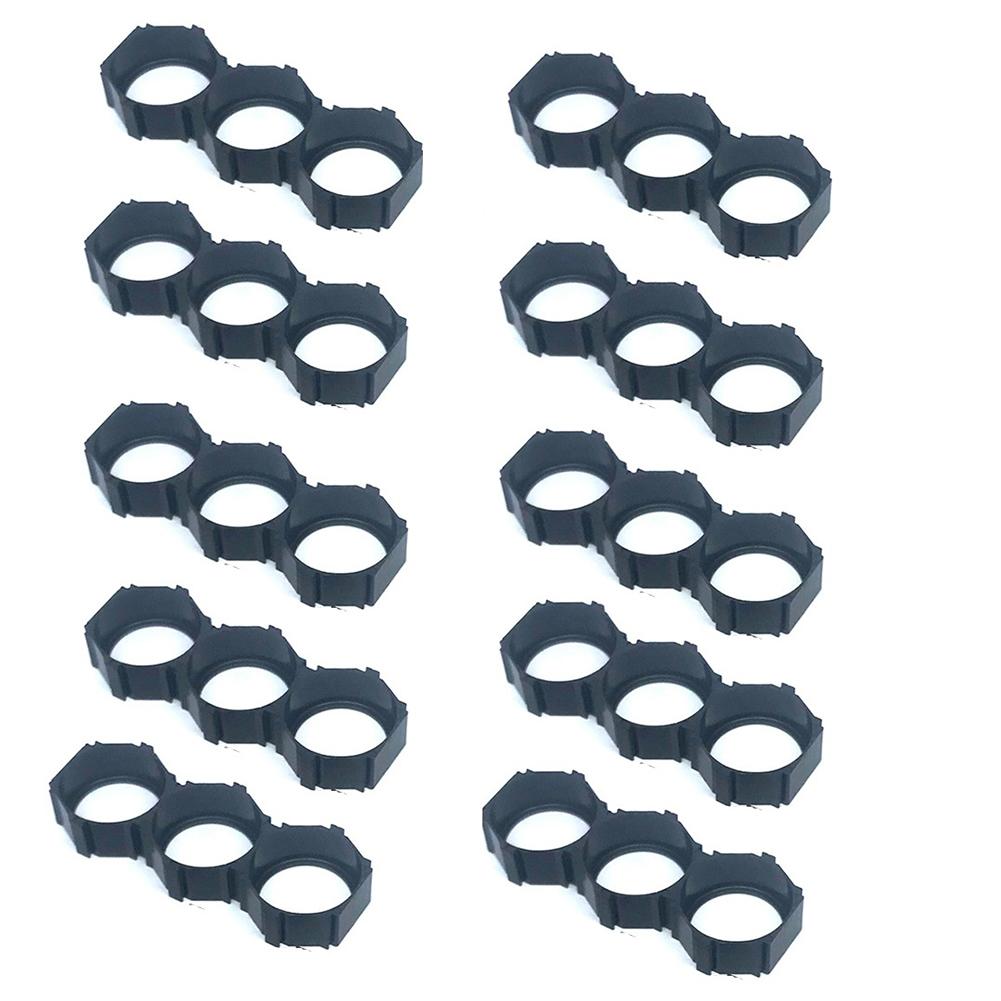 

21700 Battery Brackets 21700 Battery Holder Black Plastic Frame DIY Battery Packs Easy Installation Flat Head Design