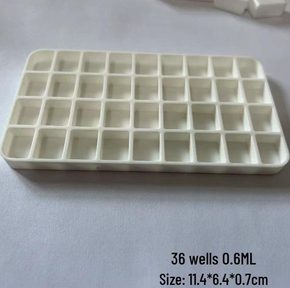 24-Grids Portable Watercolor Palette Box for DIY and Student Use