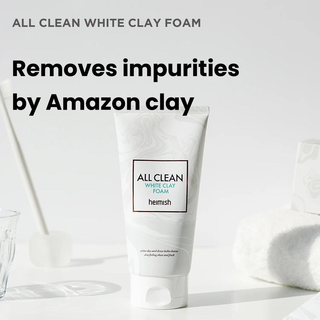 Heimish All Clean Mousse à l'Argile Blanche 150ml + CADEAU ALÉATOIRE