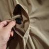 Men's Winter Simple Windbreaker Cotton Jacket Medium Length Lapel Trench Coat Causal Button Up Top