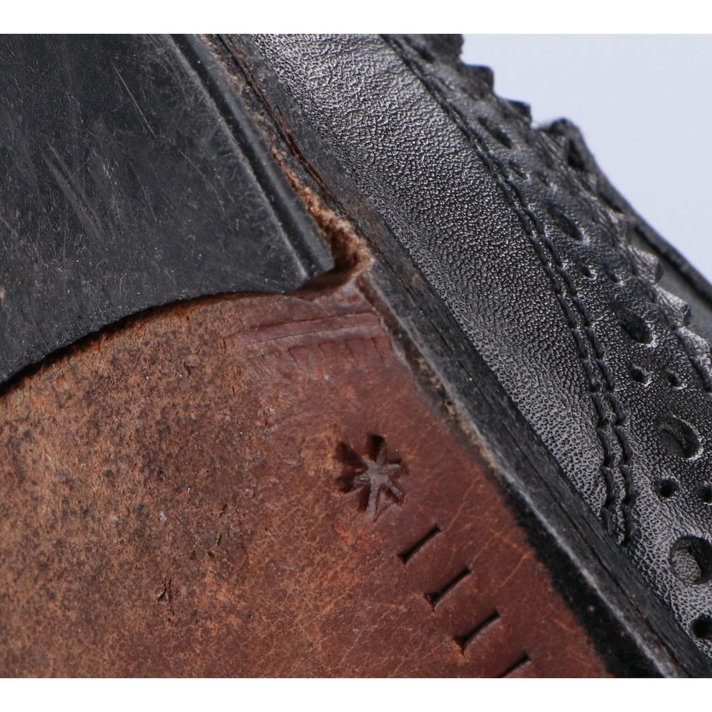 JOHNSTON&MURPHY  Wing tip shoes shoes 8 blackUsed