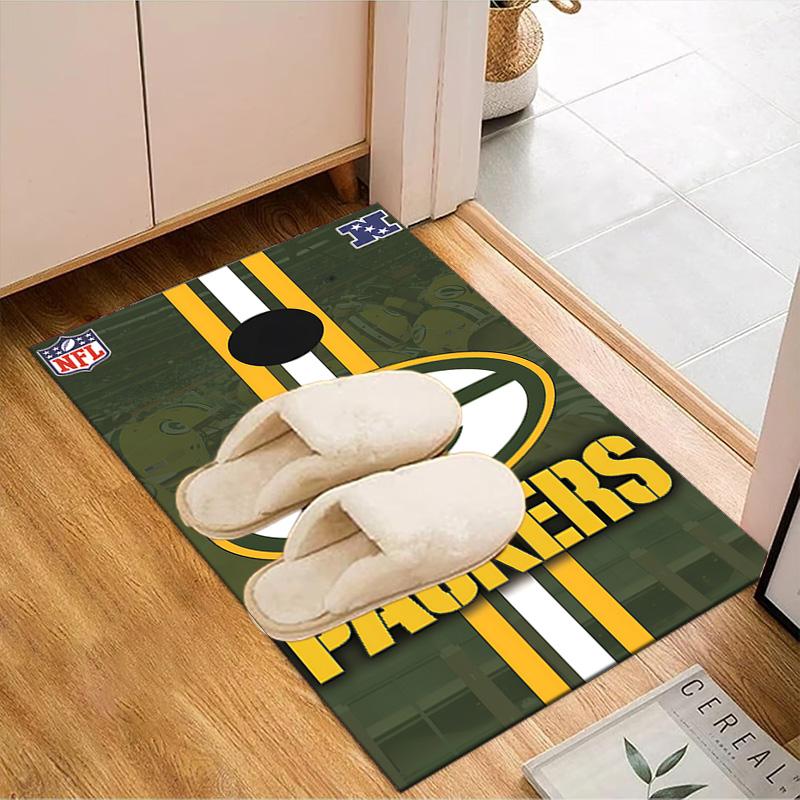 Green Bay Packers Pride Rug Game Carpet, Floor Mat for Bedroom Living Room Entryway Rug, Home Decor Idea Gift for Christmas birthday