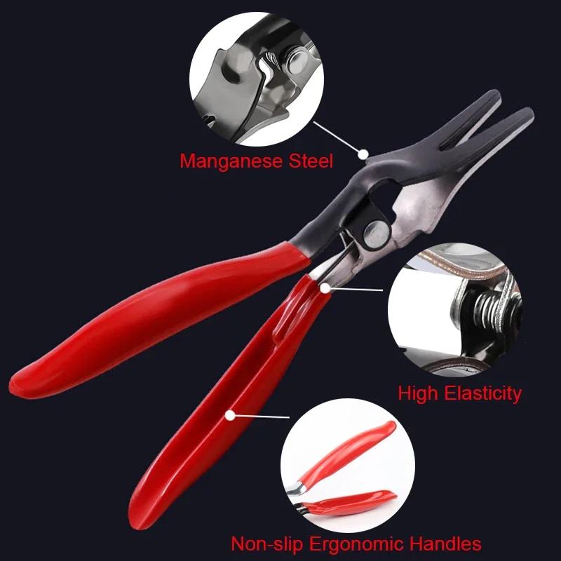 Fuel filter hose pipe clamp removal tool car pipeline oil pipe separation fixture joint tightening pliers