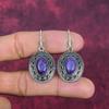 Charoite 925 Solid Sterling Silver Earrings, Handmade Gemstone Earrings Jewelry, Gifts For Wife Brand New Earrings