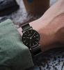 BUREI Men's Analog Quartz Watch with Date Display, Waterproof, Popular, Simple, Stylish, Milanese Mesh Strap, Perfect for Commuting (Gold, Black, Stai