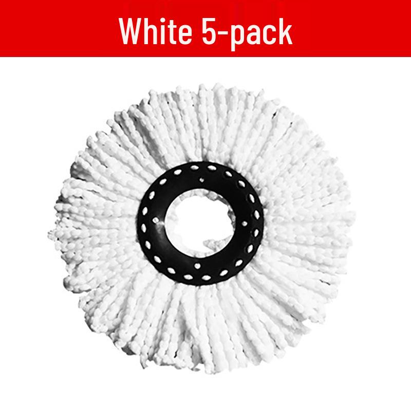 Rotating Universal Round Mop with Non-Pure Cotton Head and Handle for Household Floors