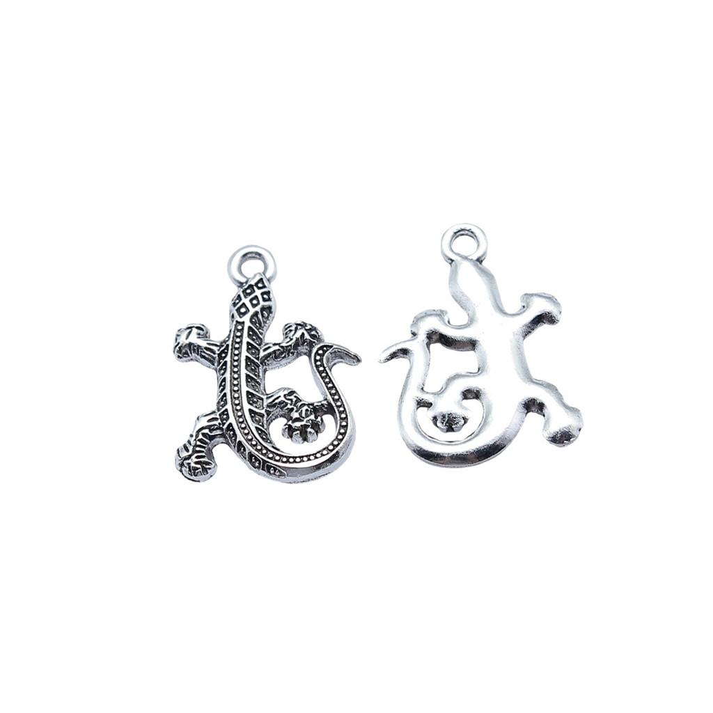 Frogs Insects Charms Vintage Alloy Pendants For Reptile Themed Jewelry