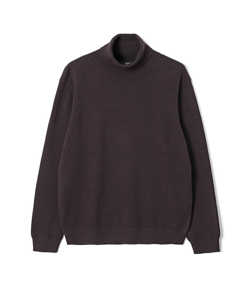 ADHOC Men'S Basic Turtleneck Knit (Brown) (Hbalk91)
