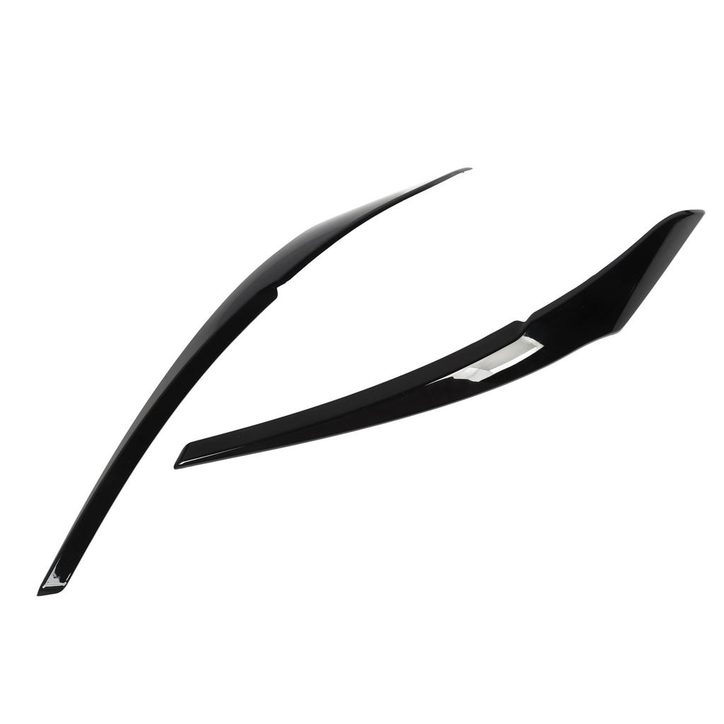 1 Pair Headlight Eyebrow Left Right UV Protection Front Light Eyelid Cover Fit for 1 Series F20 F21 Pre‑Facelift 2011