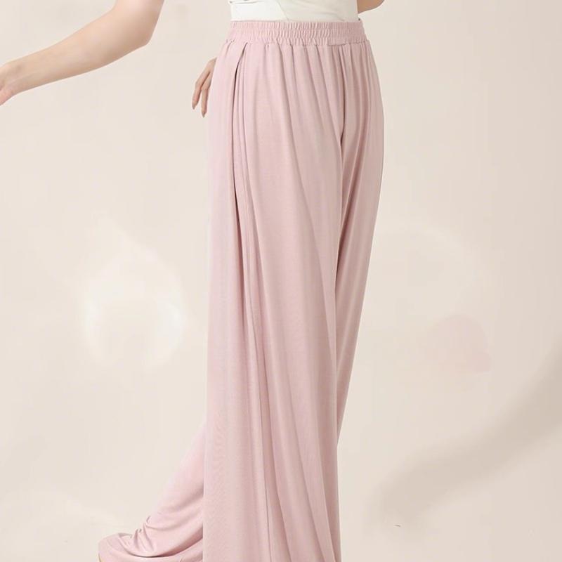 Straight Pants Drooping Dance Clothes Chinese Dance Shape Flowing Wide-leg Pants Classical Dance Practice Clothes