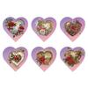 6 Pcs Diamond New Year Greeting Card Heart Tree Special Shape Diamond Art Greeting Cards Heart Rose Christmas Gift for Christmas