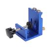 Aluminum Alloy Pocket Hole Jig Kit 15 Degree Angle Oblique Punch Fixture  Woodworking Joinery