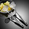 304 Stainless Steel Potato Masher with Hollow Handle for Manual Use and Children's Food Preparation