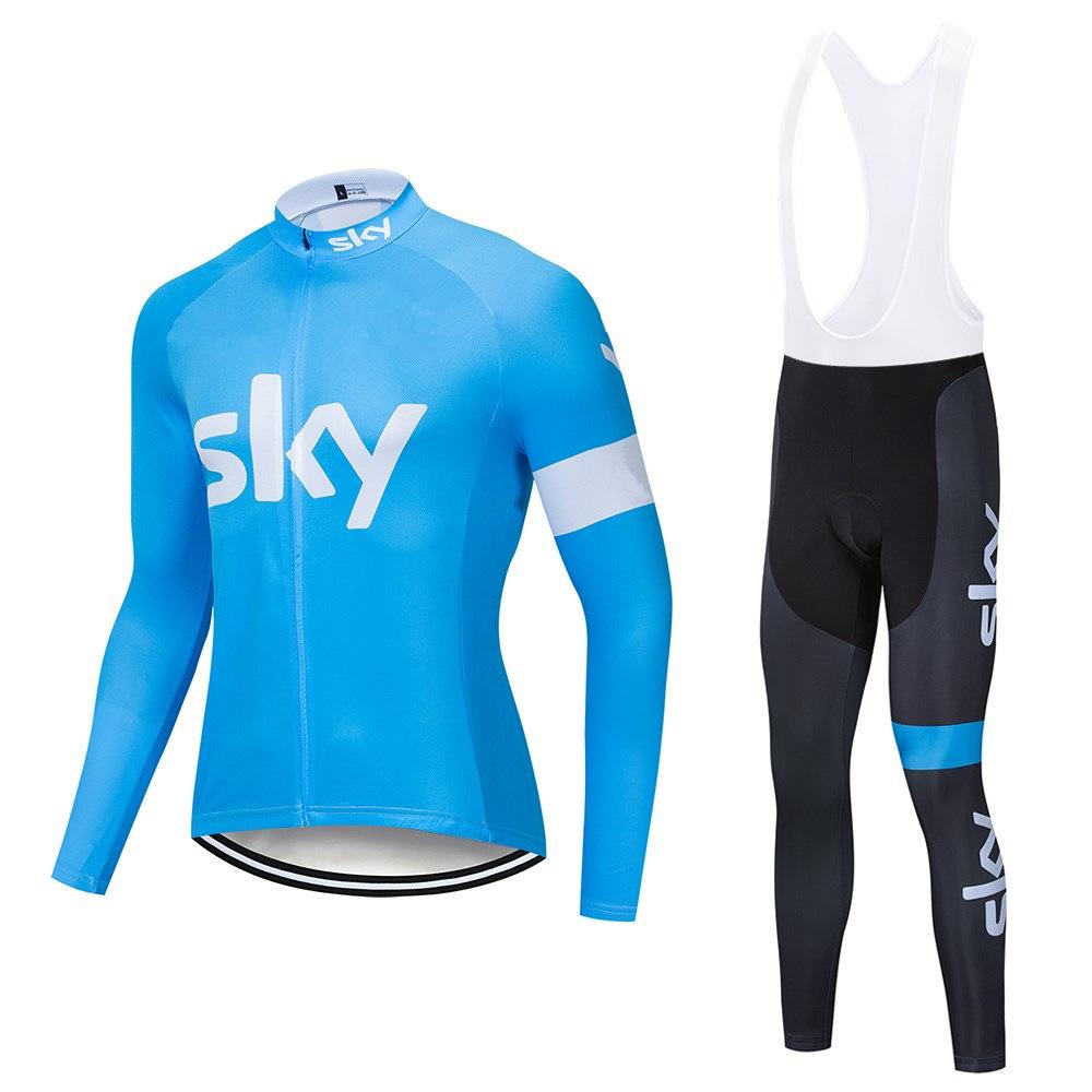 Cycling Suit Breathable Long-sleeved Strap Suit Mountain Road Racing Suit Men's and Women's Cycling Suit 2026 Autumn Velvet Thin Cycling Suit Suit