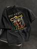 Picasso Tete De Femme 1962 Acid Wash Black T-Shirt Abstract Art Graphic Tee
