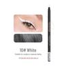 Waterproof White Eyebrow Pencil with Embroidery Positioning, Frame Setting, Non-Fading, and Smudge-Free White Eyeliner.
