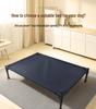 Washable Off-Ground Dog Bed: Large, Summer Mesh Fabric, Four-Season Pet Nest