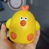 Anime Water Squirt Toy Yellow Chicken Swimming Water Toys Baby Bath Toys  Children